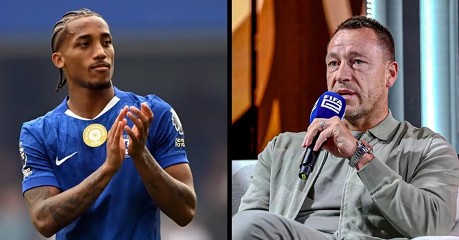 Ảnh bài viết John Terry ví Joao Pedro với huyền thoại Didier Drogba