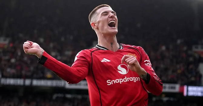 Ảnh bài viết Sesko đoạt giải Cầu thủ hay nhất tháng 2 của PFA