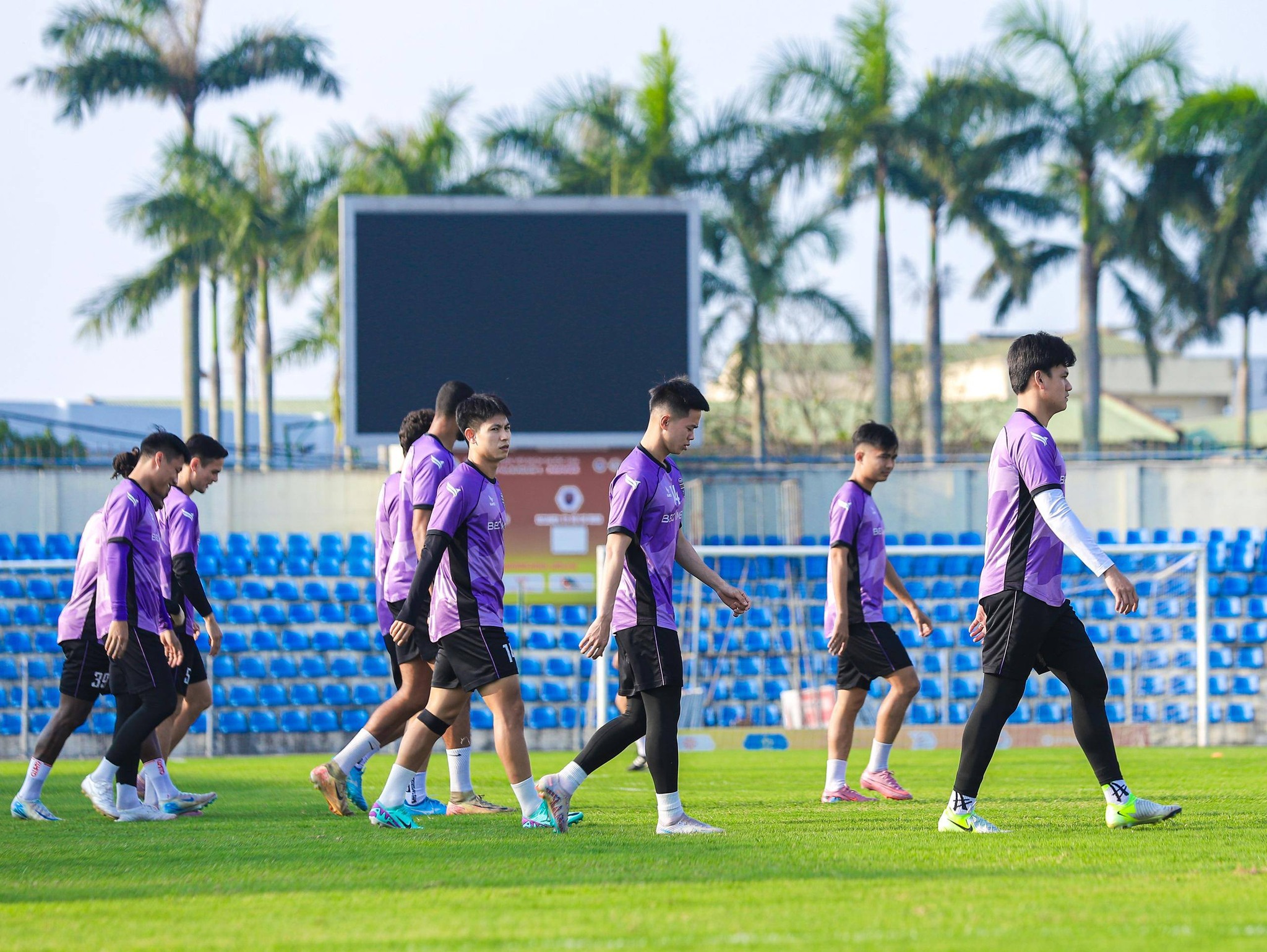 Becamex TPHCM vừa để thua Thể C&ocirc;ng Viettel ở v&ograve;ng đấu gần nhất. Ảnh: CLB Becamex TPHCM.