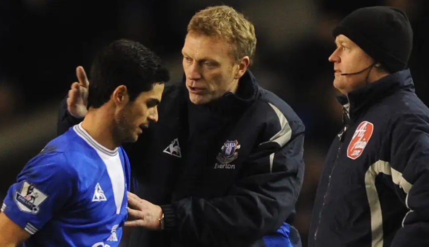 Arteta từng l&agrave; học tr&ograve; của Moyes.