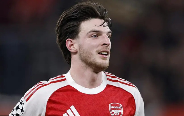 Ảnh bài viết Arsenal đàm phán trói chân Declan Rice bằng mức lương mới