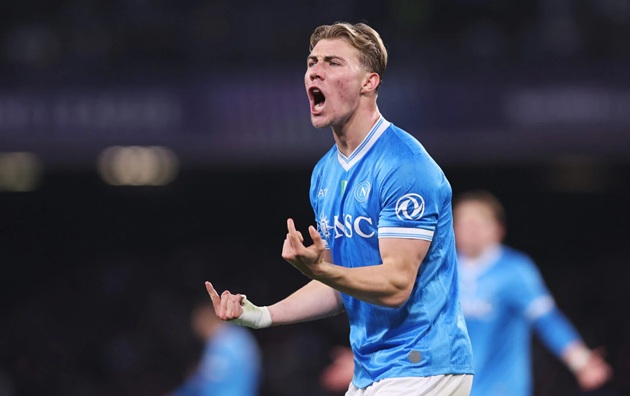 Hojlund l&agrave; mũi nhọn đ&aacute;ng ch&uacute; &yacute; của Napoli.