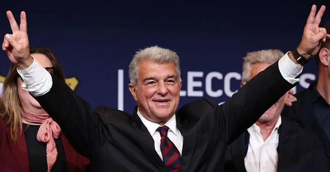 Ảnh bài viết Vừa tái đắc cử, Laporta tuyên bố Barca luôn mở cửa đón Messi