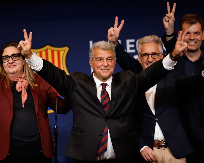 Joan Laporta đ&atilde; c&oacute; nhiều năm điều h&agrave;nh Barca.