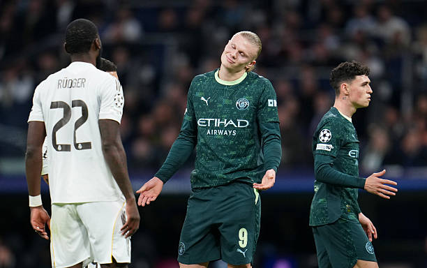 Man City kh&oacute; c&oacute; cơ hội lật ngược thế cờ trước Real Madrid. 