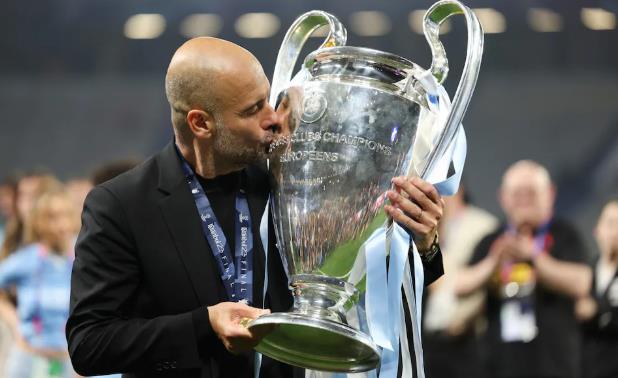 Man City của Pep mới chỉ gi&agrave;nh 1 danh hiệu Champions League.