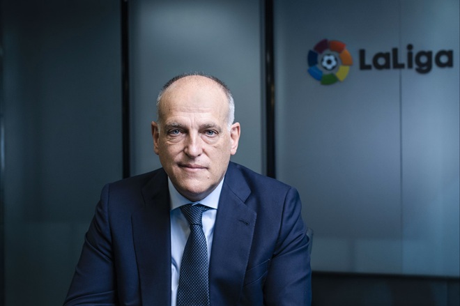 Javier Tebas tự h&agrave;o về c&aacute;ch l&agrave;m của La Liga.