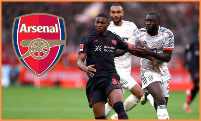 Christian Kofane đ&atilde; lọt v&agrave;o mắt xanh của Arsenal.