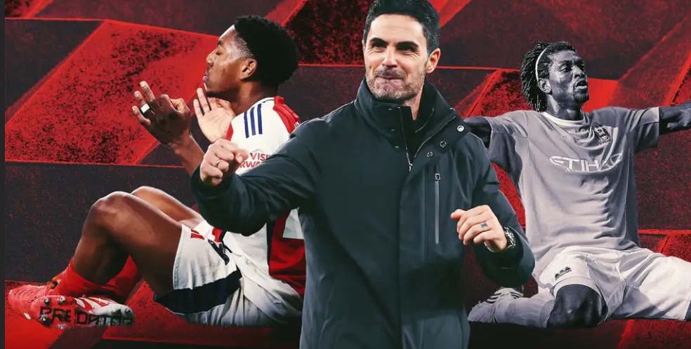 Arsenal của Arteta đang dần đảo ngược vị thế trong cuộc so t&agrave;i với Man City.
