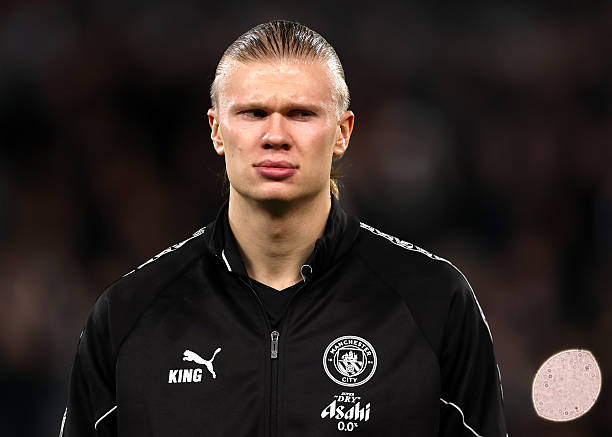 Dưới m&agrave;u &aacute;o Man City, Haaland chưa thể hiện được bản lĩnh trong những trận chung kết. 