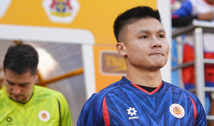 Nguyễn Quang Hải l&agrave; gương mặt đ&aacute;ng ch&uacute; &yacute; b&ecirc;n ph&iacute;a CAHN. Ảnh: CLB CAHN.