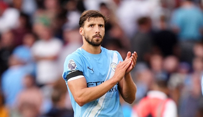 Ruben Dias được x&aacute;c nhận kh&ocirc;ng thể ra s&acirc;n trước Arsenal.