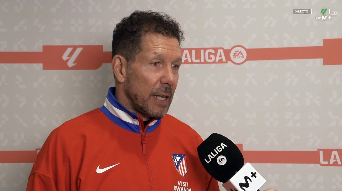 Simeone không phàn nàn về công tác trọng tài.