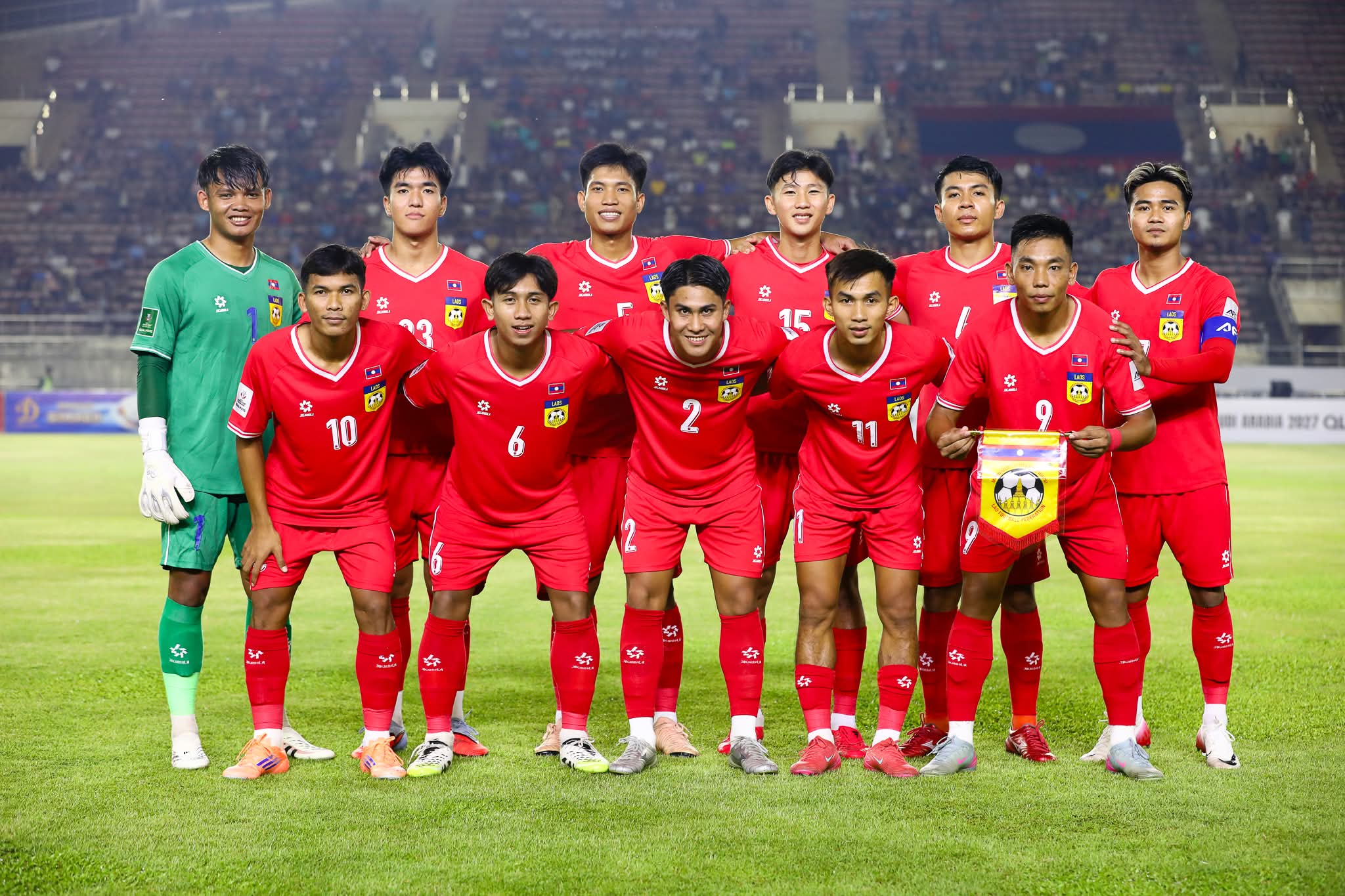 Lực lượng của đội tuyển L&agrave;o ở thời điểm hiện tại. 