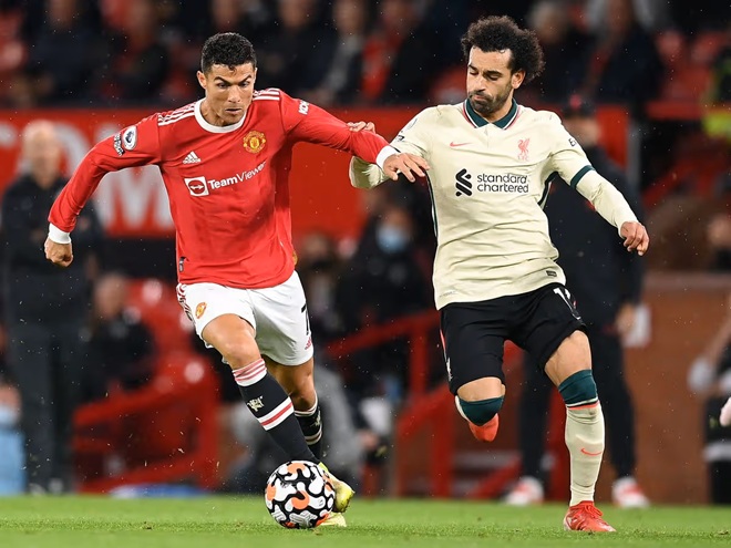 Tại Ngoại hạng Anh, Salah ghi dấu ấn mạnh hơn Ronaldo.