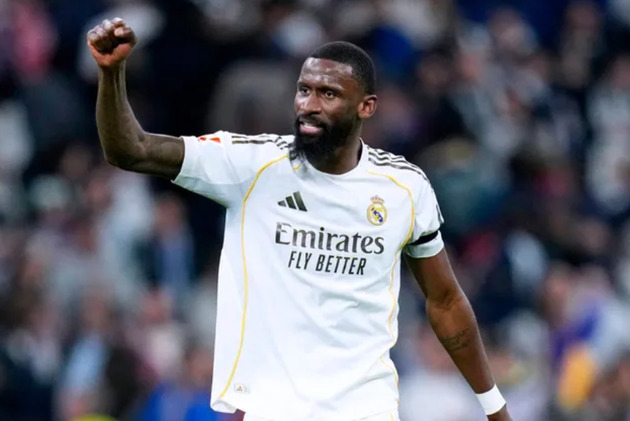 Rudiger sắp đáo hạn hợp đồng với Real Madrid.