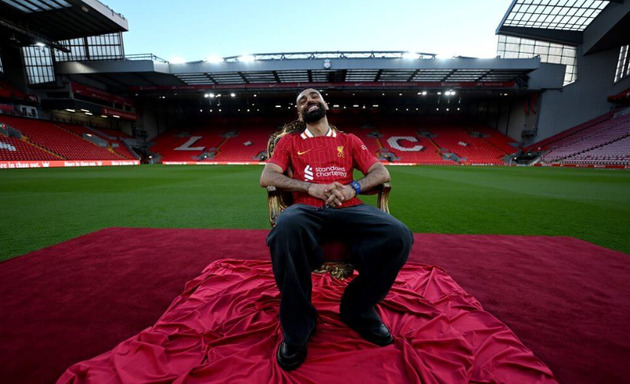 Salah thực sự được xem như "ông hoàng" trong thời gian ở Anfield.