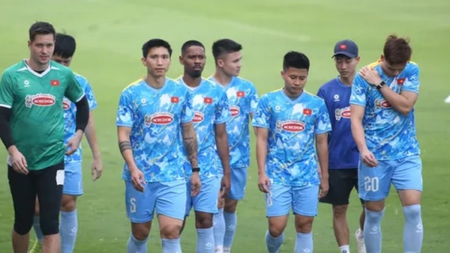 D&agrave;n sao của tuyển Việt Nam.