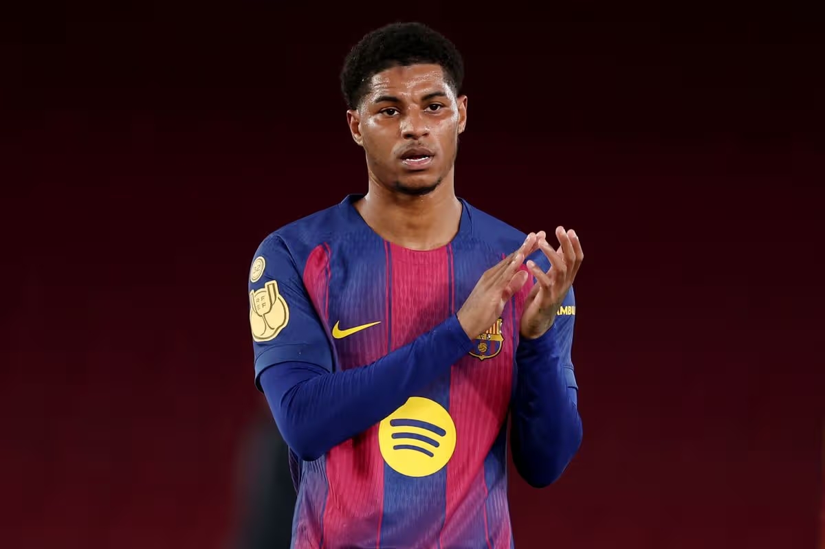 Marcus Rashford c&oacute; thể sẽ trở lại Man Utd h&egrave; n&agrave;y nếu Barca kh&ocirc;ng k&iacute;ch hoạt điều khoản mua đứt.