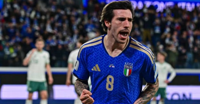 Ảnh bài viết Tonali rực sáng, Italia vào chung kết play-off World Cup