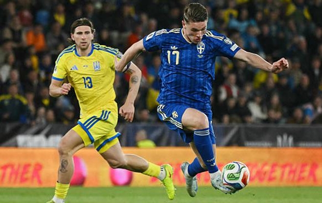 Ảnh bài viết Gyokeres lập hattrick, Thụy Điển nhấn chìm Ukraine