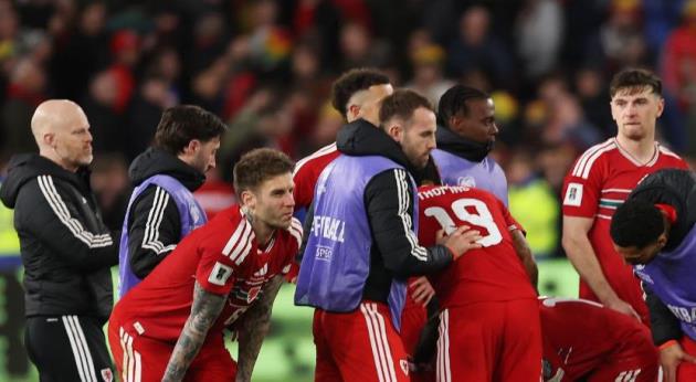 Nỗi buồn của Wales khi mất v&eacute; dự World Cup.