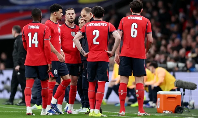 Ảnh bài viết Tuyển Anh gây thất vọng trong bài sát hạch của Tuchel