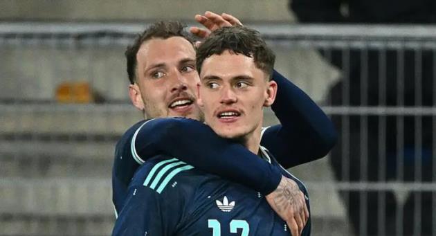 Florian Wirtz tỏa s&aacute;ng ở ĐTQG Đức.