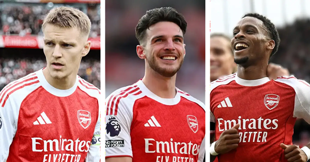 Ảnh bài viết Arsenal nhận tin trái chiều về Odegaard và Rice