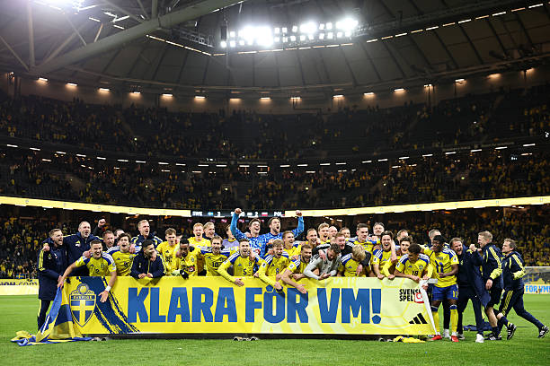 Thụy Điển c&oacute; v&eacute; đi World Cup d&ugrave; xếp b&eacute;t bảng ở v&ograve;ng loại.