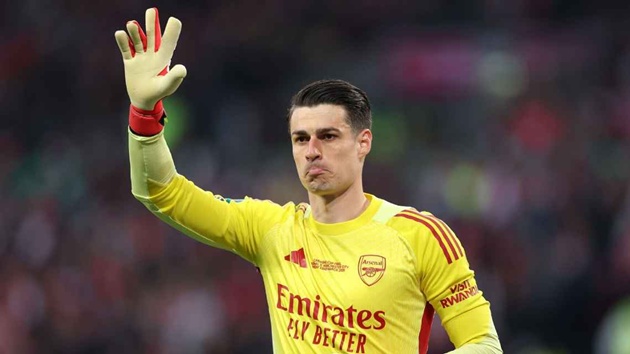Arteta x&aacute;c nhận Kepa sẽ bắt ch&iacute;nh trước Southampton