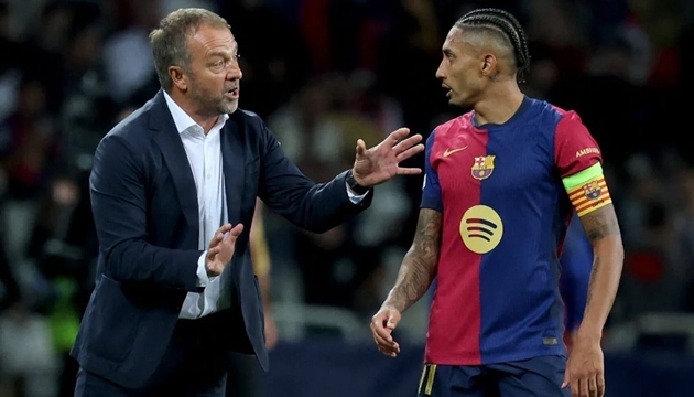 Vắng Raphinha l&agrave; tổn thất lớn với Hansi Flick.