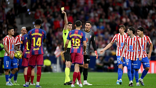 Ảnh bài viết VAR giúp Gerard Martin thoát thẻ đỏ trước Atletico