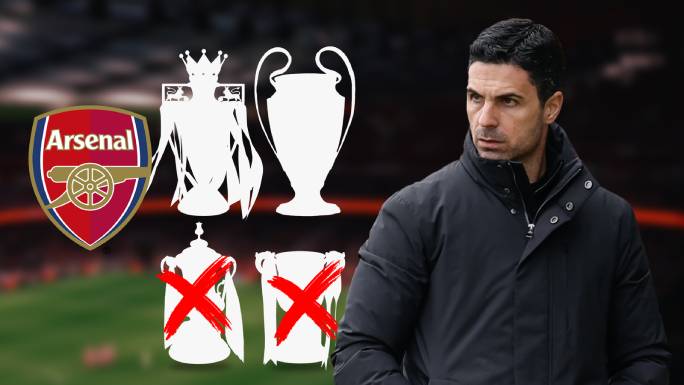 Ảnh bài viết Arteta cần cái đầu lạnh để Arsenal tránh thảm họa trắng tay