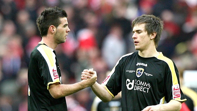  Ramsey từng ph&aacute; kỷ lục của Cardiff.