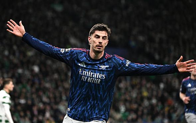 Kai Havertz tỏa sáng trong trận đấu với Sporting CP.