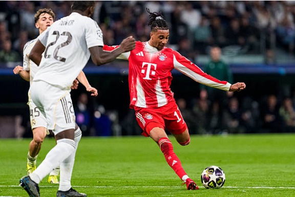 Ảnh bài viết Michael Olise biến Bernabeu thành sân khấu của riêng mình