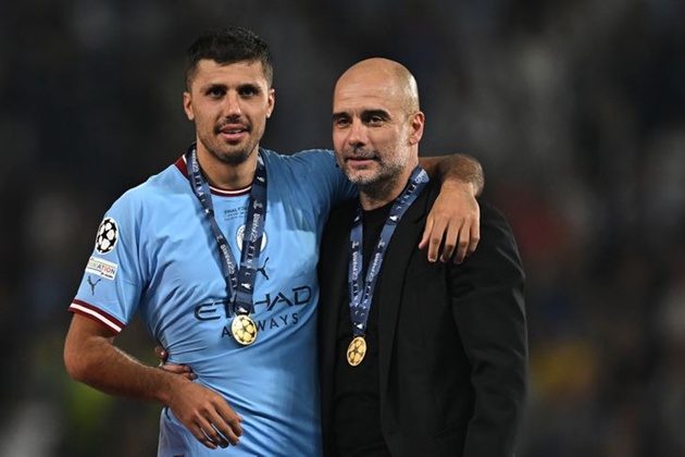 Rodri là "mỏ neo" xuất sắc, nhân tố then chốt trong thành công của Man City dưới thời Guardiola.