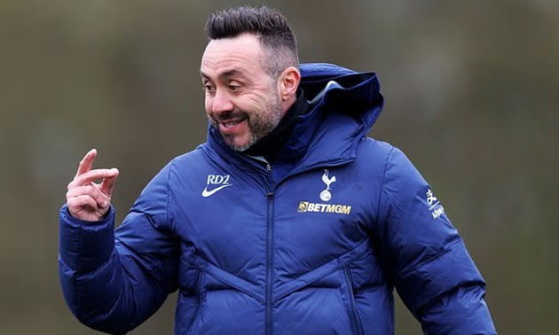 Ảnh bài viết De Zerbi bắt tay khôi phục bản sắc để giúp Tottenham trụ hạng