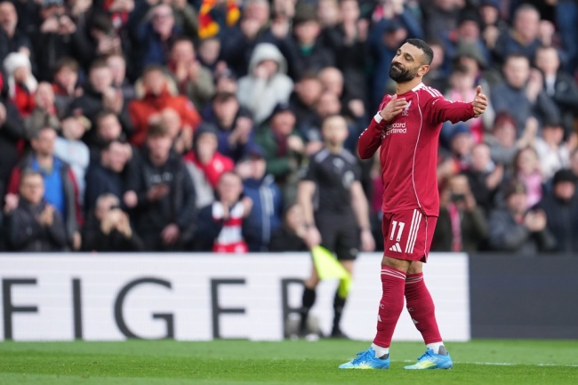 Salah ghi b&agrave;n thứ 2 cho Liverpool.