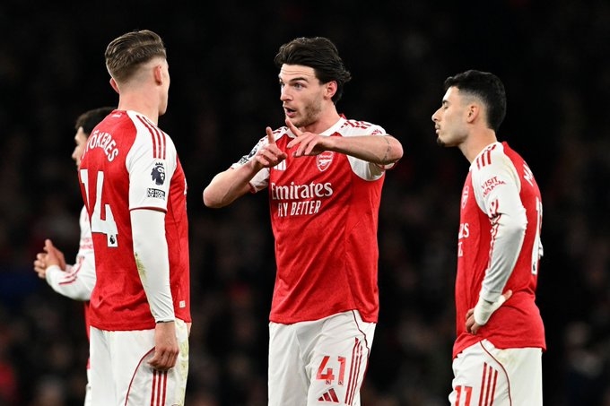 Ảnh bài viết Gyokeres và Rice bị chê tơi tả khi Arsenal thua