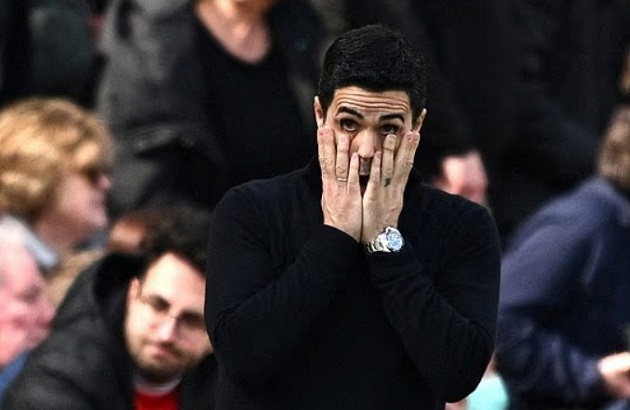 Arteta đang chịu khá nhiều sức ép sau chuỗi trận không như ý.