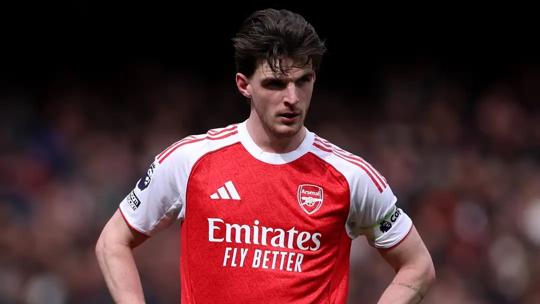 Declan Rice là 1 trong 5 cầu thủ vắng mặt ở buổi tập trước trận gặp Sporting.