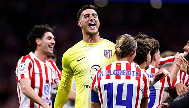 Atletico Madrid là đội giành vé vào bán kết Champions League.