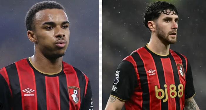 MU nhắm đến 2 ngôi sao Bournemouth.
