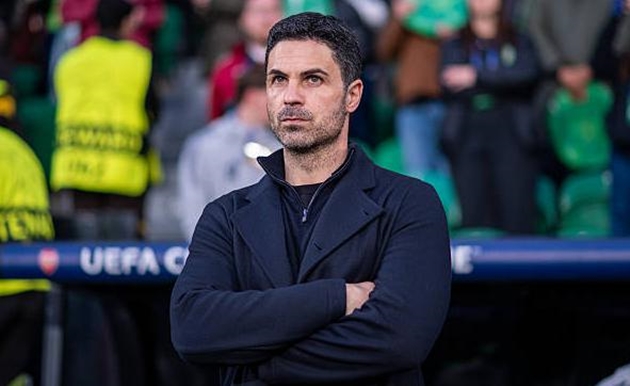 Mikel Arteta hài lòng với vị thế hiện tại của Arsenal.