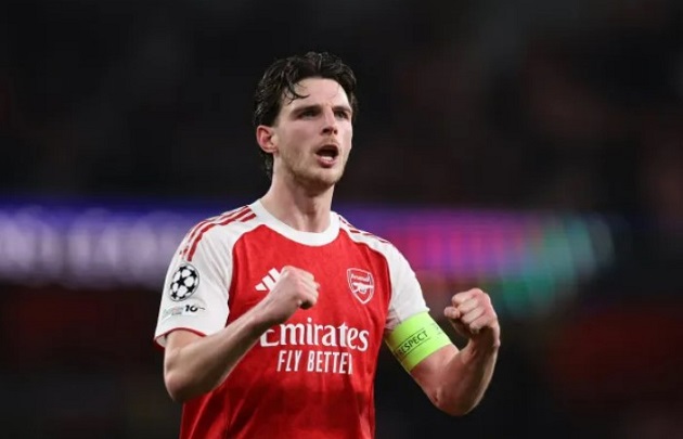 Ảnh bài viết Arsenal lo sốt vó về Declan Rice trước trận gặp Man City