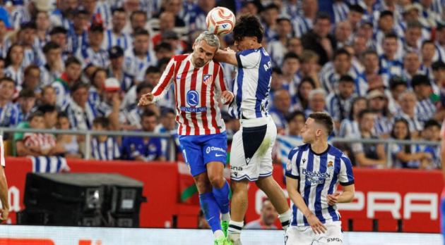 Real Sociedad khiến Atletico Madrid gặp rất nhiều khó khăn.