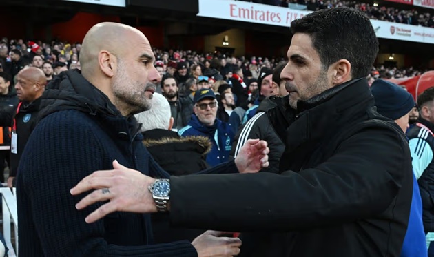 Arteta làm rõ sự căng thẳng với Pep