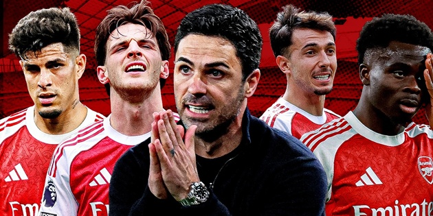 Ảnh bài viết Mikel Arteta đang vắt kiệt Arsenal bằng sự bảo thủ